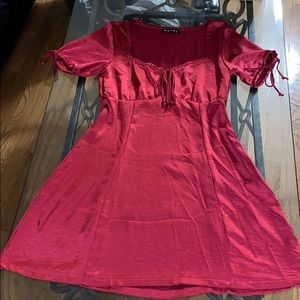 Satin red Motel mini dress